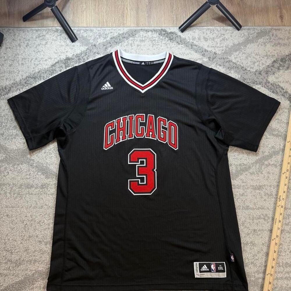 Adidas Chicago Bulls sleeved jersey Doug McDermott Size XXL